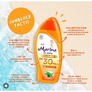 MARINA UV WHITE SUNBLOCK BODY LOTION SPF 30 ANTI POLLUTION EXTRA SPF 30 SUNBLOCK SPF 30 MARINA