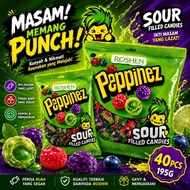 Candy Peppinez Sour Perisa Buah 40pcs (195)