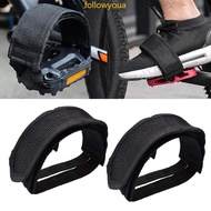 fol 1 Pair Adhesive Bike Pedal Tape Bike Fixed Strap Bicycles Feet Strap Pedal Strap