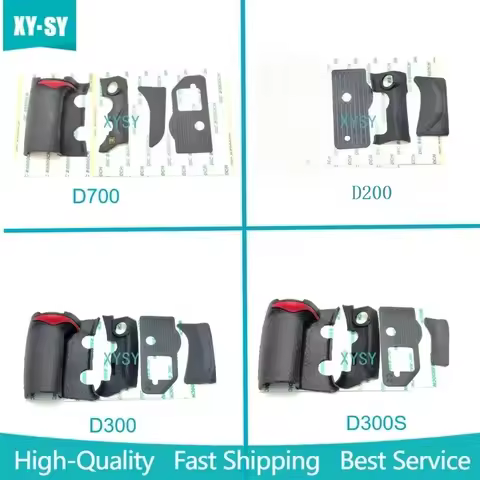 Camera body rubber for Nikon D300 D300S D700 D200 Front Left Side Bottom Hand Grip Thumb Body leathe