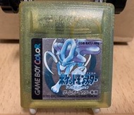 GBC GB 神奇寶貝 水晶版 水君 水狼 精靈寶可夢 原廠日版 GB卡帶 GBA、GBA SP 主機適用 F2