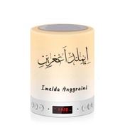 speaker murottal alquran led jam & alarm lengkap 16gb spiker murottal