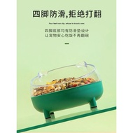 Mangkuk makanan hamster, bekas makanan khas seramik anti percikan, keperluan hidup hamster emas, man