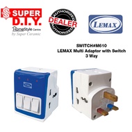 LEMAX M610 Multi Adaptor with Switch 3 Way