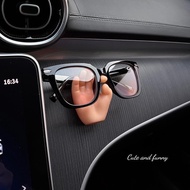 Car Storage Multifunctional Silicone Glasses Clip Creative OK Gesture Glasses Frame Car Hook