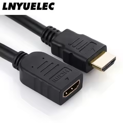 HDMI-compatible Extension Cable male to female 30CM/50CM/1M/2M/3M 3D 1.4v Extended Cable for HD TV L