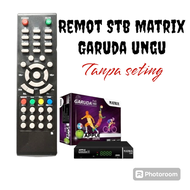 Remote Stb matrix Garuda ungu/Remot set top box matrix garuda ungu