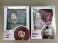 Hot 全新 行版 nendoroid 鬼滅之刃 炭治郎 禰豆子 彌豆子 1193 1194 Kamado Nezuko Tanjiro 杏壽郎 善逸 伊之助 義勇 figure toys 玩具