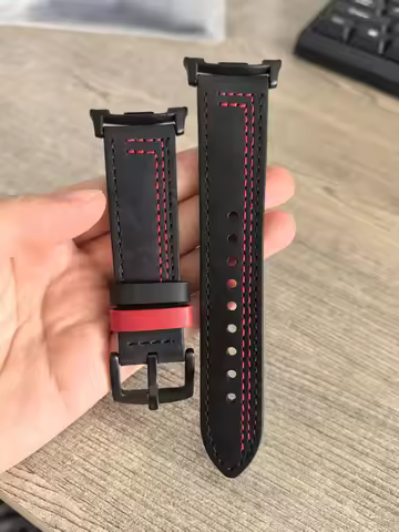 Leather Strap For Samsung Galaxy Watch 8 40mm/44mm Watchbands Wristband correa Galaxy Watch 8 Classi