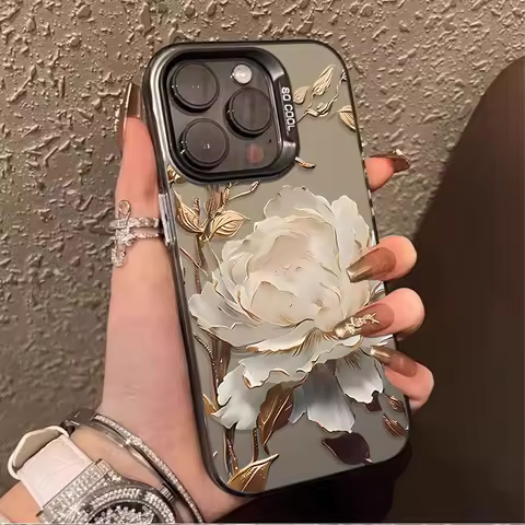 Golden Lotus Flower Phone Case for Xiaomi Redmi Note 13 12 11 Pro Plus 4G 5G 12S 11S 10S 10 9 9S 8 1