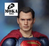 (MOKA TOYZ 最新 預訂中 )  螞蟻 Mezco 專用 1/12 超人 大超 2. 0superman DC  6寸真人頭雕 閃回 Manipple Stuido 出品