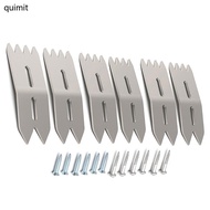QUIM 6Pcs Slab Clamping Dogs for Woodworking Tool Pinch Dogs Router Sled