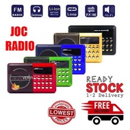 (100% ORIGINAL ) Radio JOC with SD card Al-Quran 30 juzuk