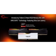 G.SKILL TRIDENT Z5 NEO X Series DDR5 RAM 32GB 6000MHz CL28 / CL26 Black / White / Matte