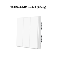 Aqara Smart Wall Switch D1 No Neutral Wire ZigBee Smart APP Global (w/o Neutral wire) Smart Experien