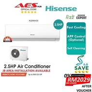 JB INSTALL Hisense Aircond Inverter 2.5HP Air Conditioner Aircon 2.5HP  冷气机 KAGS AI25KAGS