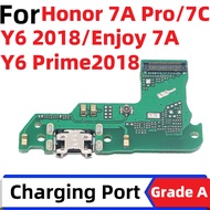 เมนบอร์ดการชาร์จ พอร์ตชาร์จ เหมาะสำหรับ Huawei Y6 2018/Y6 Prime 2018/Honor 7A Pro/Honor 7C/Enjoy 7A
