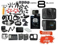 GoPro HERO8 Black - GoPro HERO 8 Black - Go Pro HERO 8 Paket Komplit - A. STANDARD BOX