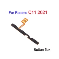 ปุ่มเปิดปิดปุ่ม Flex และที่ปรับเสียงขึ้นลงด้านข้างสำหรับ Realme C11 2021