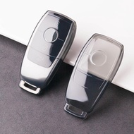 TPU Transparent Car Key Case Cover for Mercedes Benz E C S GLC Class E200 E400 E63 W213 S550 S560 C2