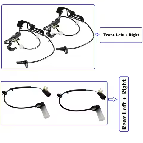 1/2/4 Pieces Abs Speed Sensor for Ford Ranger T64 2.2TD / T65 3.2TD DB392C204BD,DB392C204AD,DB392C20