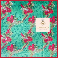 ۞ ❥ ❃ Printed Christmas Geena Fabric Sold per yard