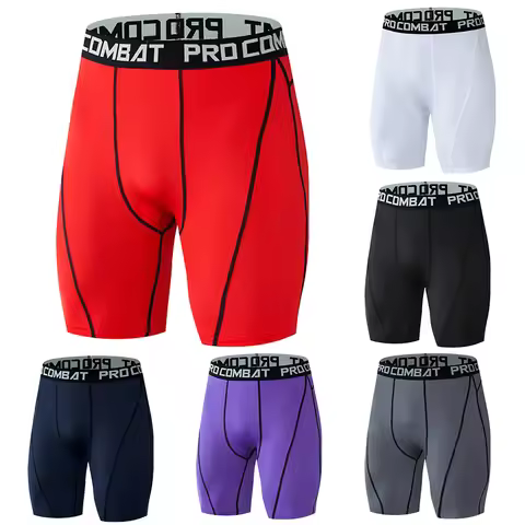 2025 Men Bodybuilding Shorts Fitness Compression Leggings Workout Inseam Outfit Male Muscle Alive El