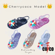 Summer New Style Girls Sandals/Seven-Color Flower Roman Beach Shoes