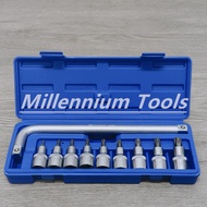 SB TOOLS 10Pcs Torx Bit Socket Set (T8~T55)