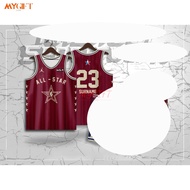 Mygift 2025 NBA All Star West Customized Jersey Full Sublimation