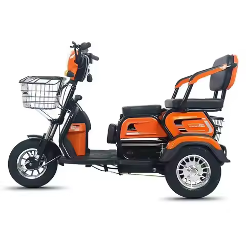 New Tricycle Electric Bike Adult Electric Tricycle 3 Wheel Leisure Electric Tricycle