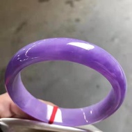 Certified Burma Jade Bangle Purple Grade A Myanmar Jadeite With Certificate Jades Bangles Women Natural Stone Bracelets