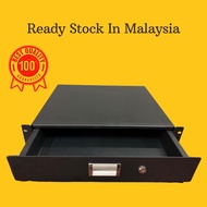2U 19'' Rackmount Drawer With Locker Flight Case Drawer