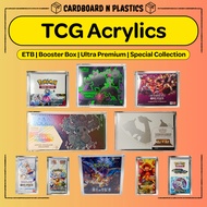 Magnetic Acrylic Display Case for Pokemon Products | ETB | Booster Box | Booster Pack