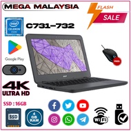 Acer 11 C731-C732 4GB RAM 16GB SSD Laptop // Intel Celeron 1.6GHz 11.6 HD IPS Display // Student Lap