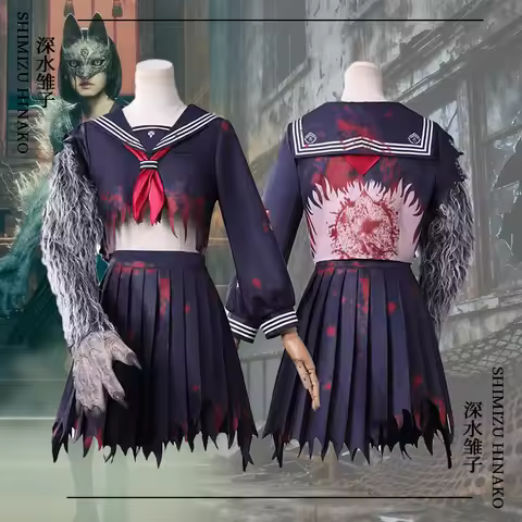 Deep Water Child Character Silent Hill F Fox Mutation Kimono Cosplay Costume, 2D Anime C Female Outf