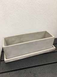 水泥長方形花盆 仙人掌多肉拼盤 開張禮物 家居擺設