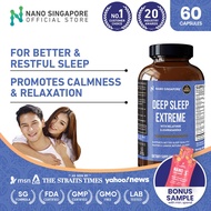 Melatonin Deep Sleeping Pills (60s) w/ Melatonin and Ashwagandha Healthy Sleep Cycle Supports Calmne
