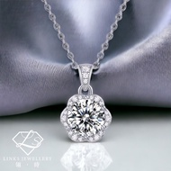 ［Real Moissanite］Can Pass Diamond Test 18K Gold 2CT Blissful Necklace Pendant MNG036 Moissanite Neck