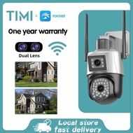 TIMI WIFI camera 4K 8MP CCTV outdoor surveillance camera PTZ 360 color night vision motion detection IP66 CCTV APP YOOSEE