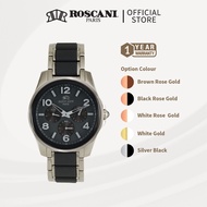 Roscani Marco 980 Bracelet Men Watch - Multifunction + WR 5ATM | Man Watch | Analog Watch | Watch Wa