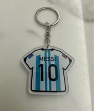 阿根廷美斯鎖匙扣Messi Key Chain 世界盃冠軍阿根廷球衣足球門票波飛包免費本地平郵