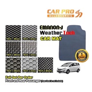 Proton Exora 2008 - 2020 FULL SET Car Mat Weather Tech for Car Carpet Easy Clean Washable Waterproof