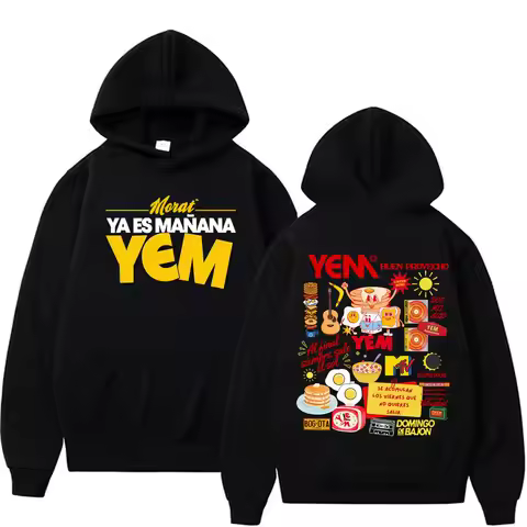 Band Morat Yem Buen Provecho 2026 World Tour Hoodies Unisex Vintage Cartoon Long Sleeve Sweatshirts 