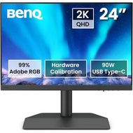 (Photo Editing Screen) BenQ SW242Q 24 Inches 2K IPS AdobeRGB 90W USB-C Photographer Monitor