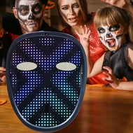LED Light Up Mask Face Transforming LED Mask Coolest Light Up Mask for Adult Kid [BeautYou.sg]