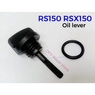 RS150 oil level / RSX150 oil dipper / RSX150 RS150 penutup minyak hitam