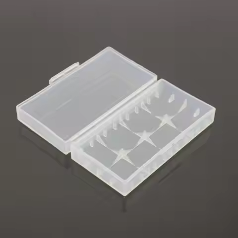 4 AA AA Battery Case Coloful Plastic Battery Holder Storage Portable Anti-slip Rechargeable Battery