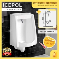 URINOIR KOMPLIT ICEPOL IC 228M / URINOIR MUSLIM /URINAL TOILET BERDIRI