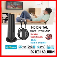 MYFREEVIEW HD TV MYTV UHF DVB INDOOR ANTENNA [M'SIA STOCK]  WITH 28 DBI AMPLIFIER BOOSTER & 5M CABLE